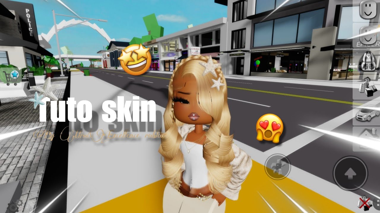 Tuto skin 92i pour filles spécial beige 🔥+qql codes sur Brookhaven rp🏡