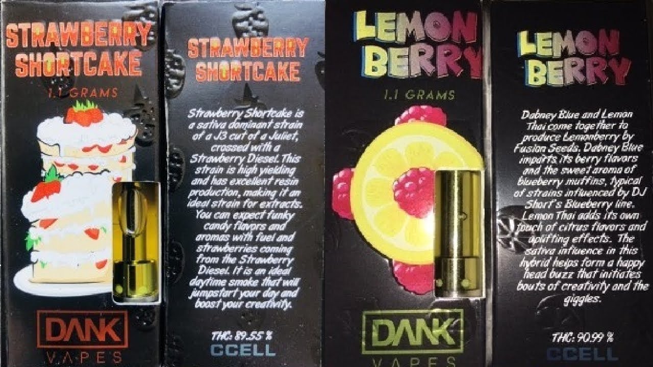 Dank Vapes - Lemon Berry and Stawberry Shortcake