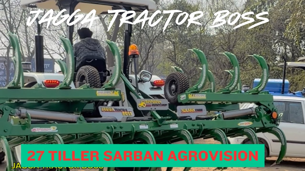 PUNJAB FIRST 27 TILLER ON JAGGA TRACTOR BOSS 
