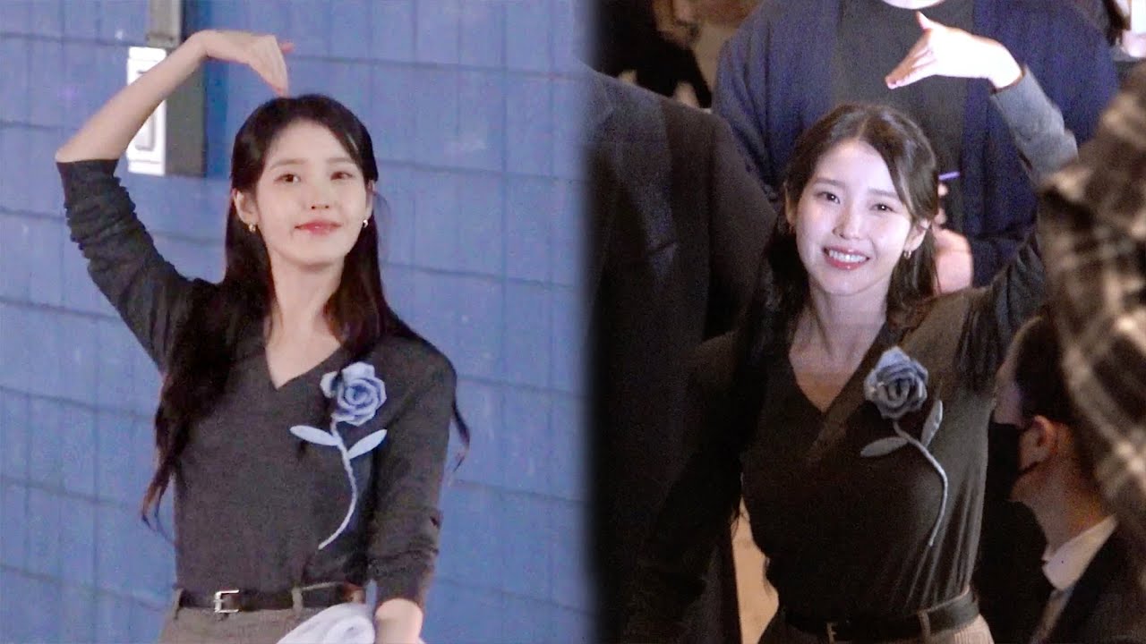 아이유 IU 'The Winning' 무대인사 출퇴근길 직캠 @250125 용산 CGV