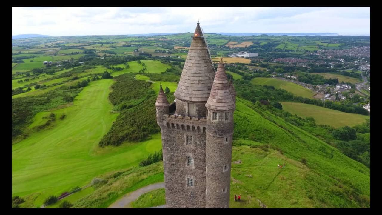 Scrabo Tower footage