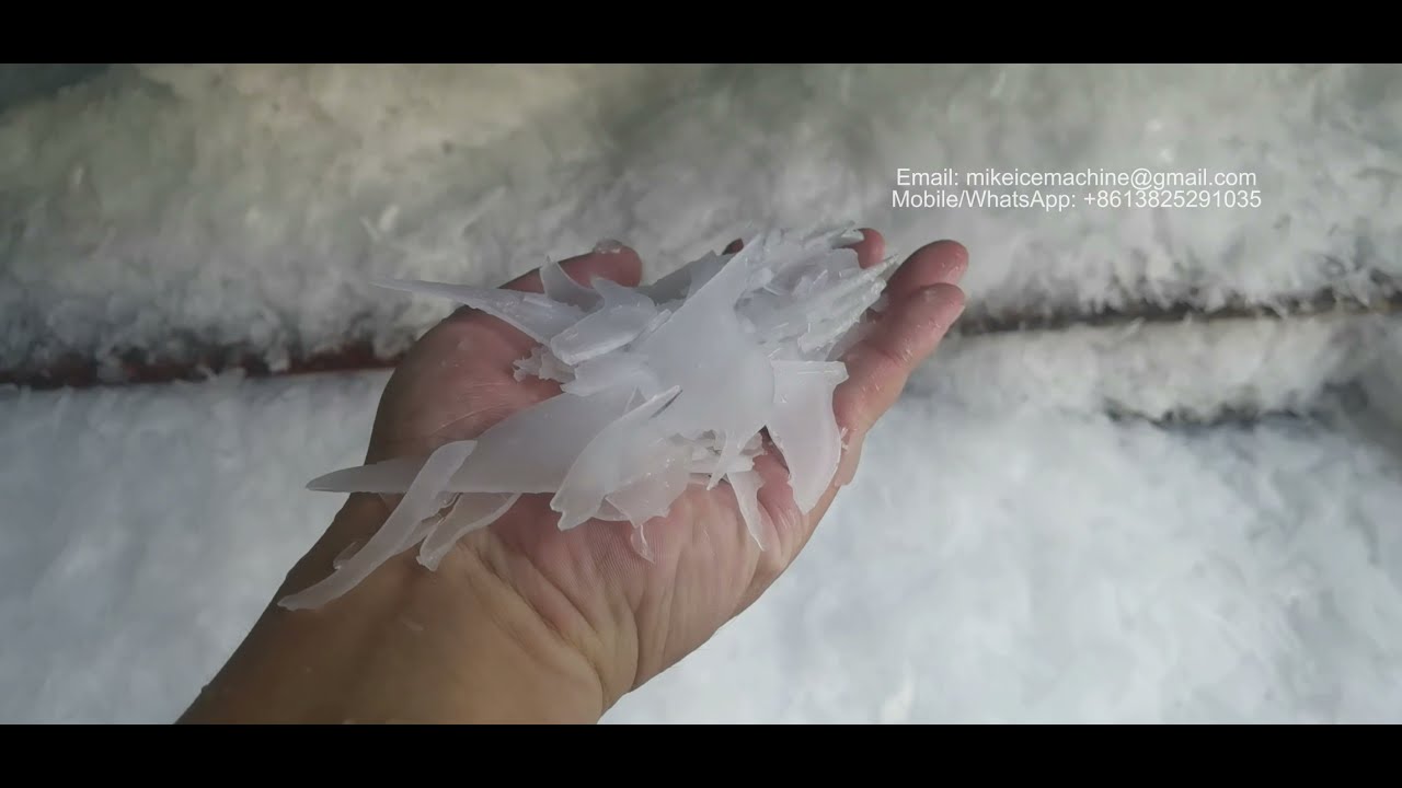 Video of testing 20 tons per day flake ice machine 20211019