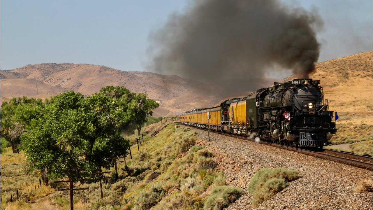 Big Steam Across Nevada ~ UP 4014 Big Boy from Sparks to Winnemucca!