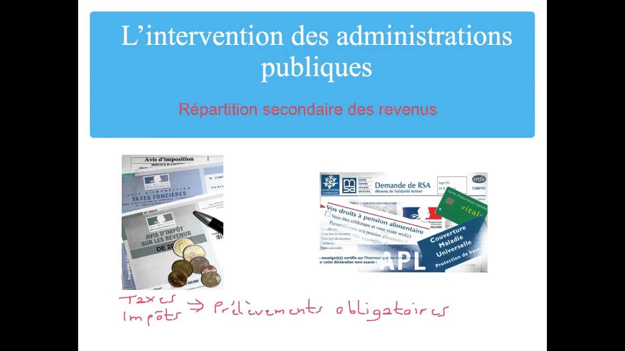 Les différents types de revenus