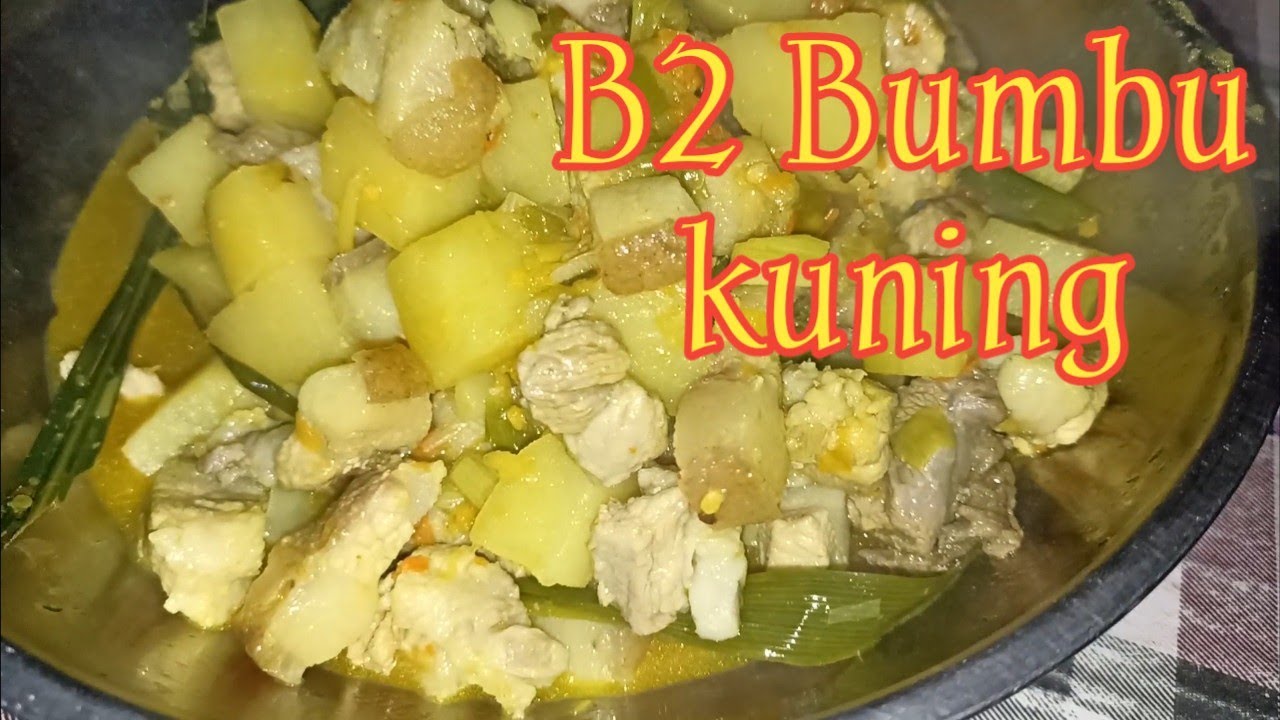 Masakan Manado Babi bumbu kuning  #babikentangbumbukuning