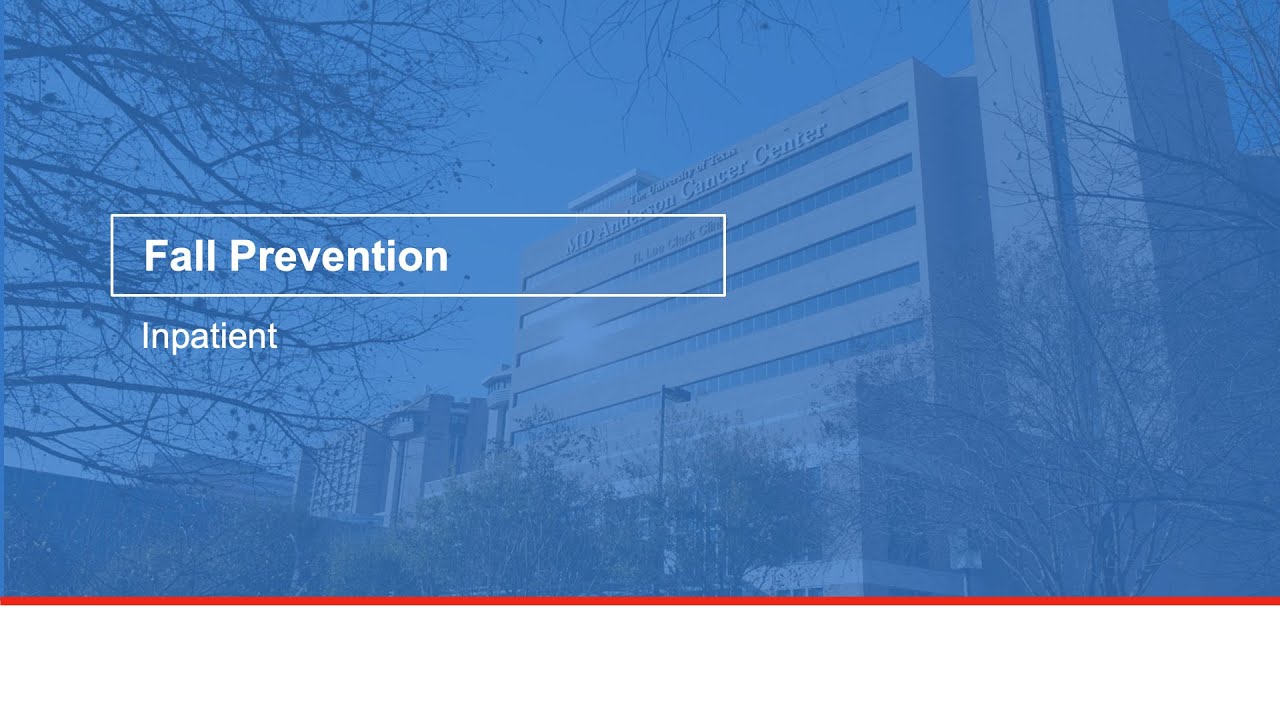 Fall Prevention: Inpatient