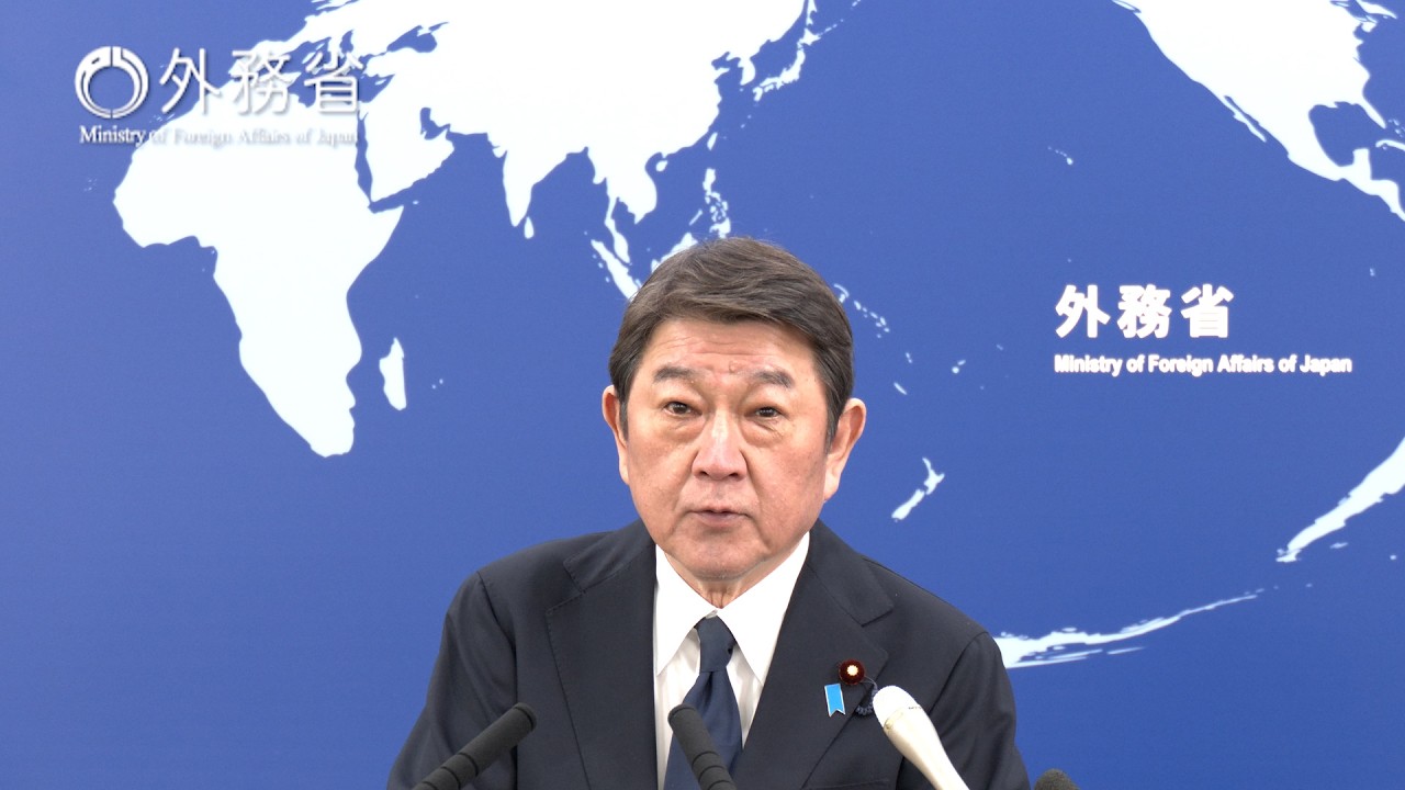 〔April 3〕Regular Press Conference：Minister for Foreign Affairs of Japan, MOTEGI Toshimitsu