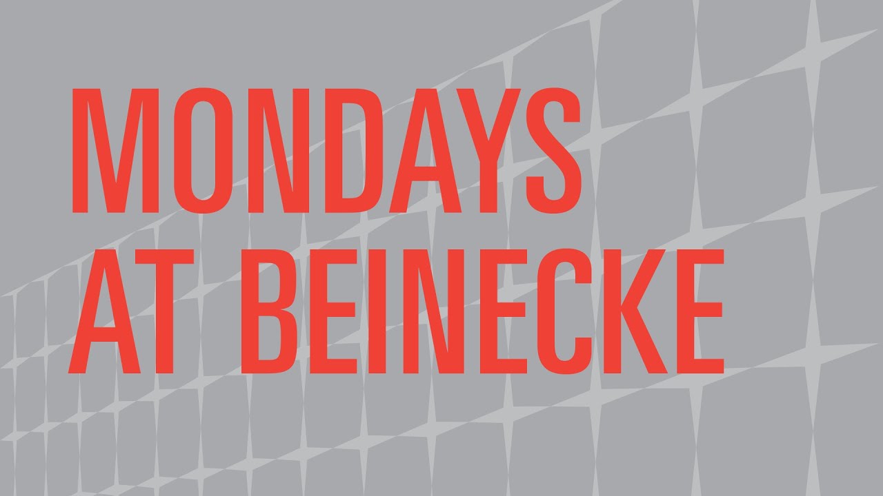 Charles Warner, Jr., on the Amos Beman Scrapbooks: Mondays at Beinecke, October 12, 2020