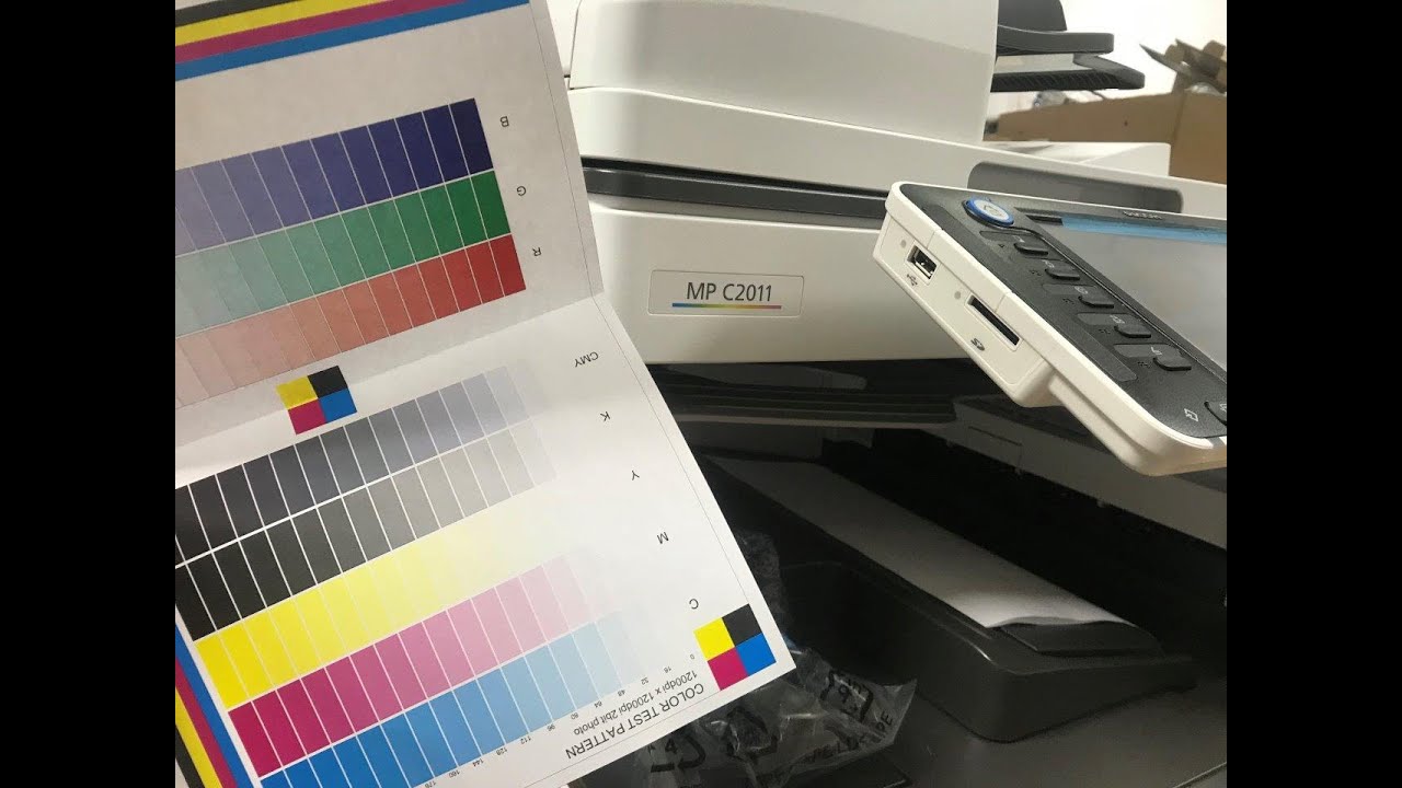 RICOH MPC2011 MPC2503 MPC2003 Test Page Color Pattern PRINT 👍