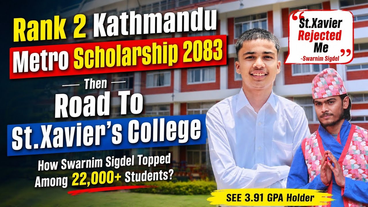 Talk Session with Swarnim Topper Rank 2 Kathmandu Metro Scholarship Exam 2083 SEE 3.91 GPA St.Xavier