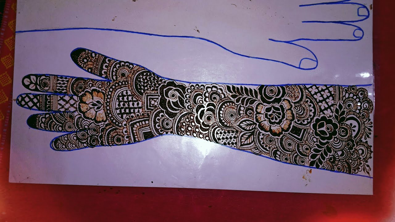 bridal mehndi design