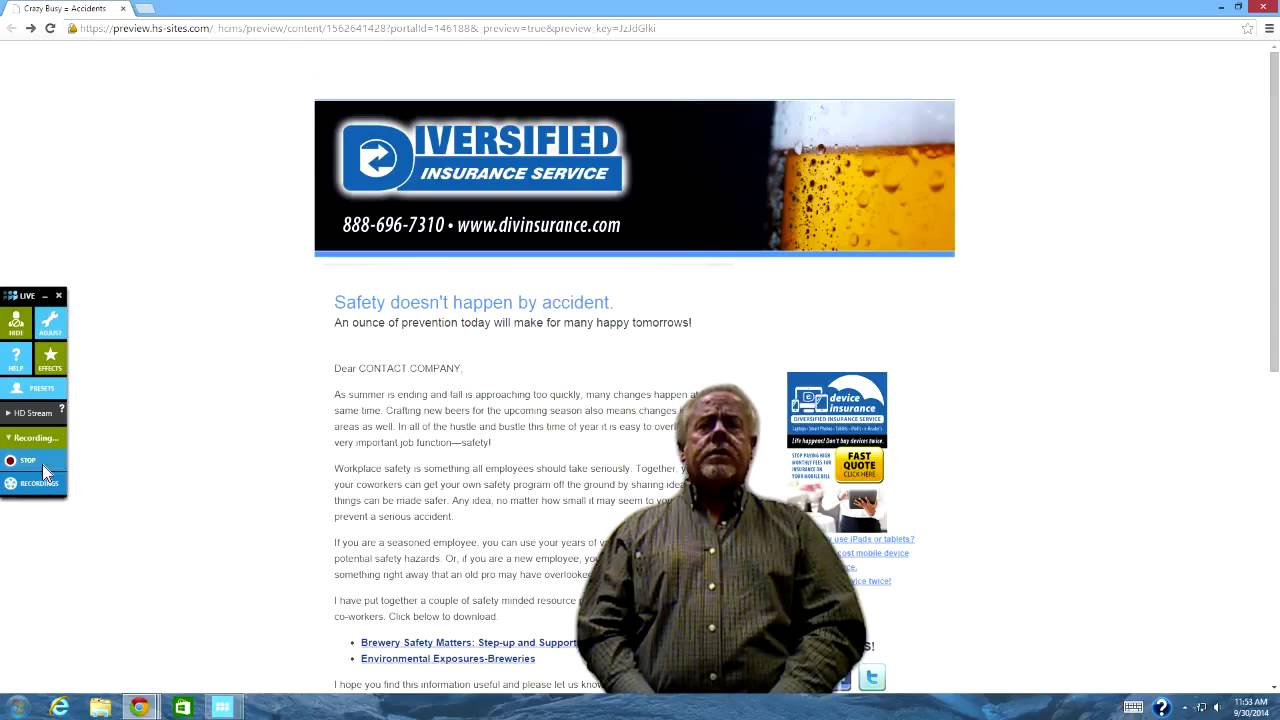 Brewery Insurance with Joe Dowling