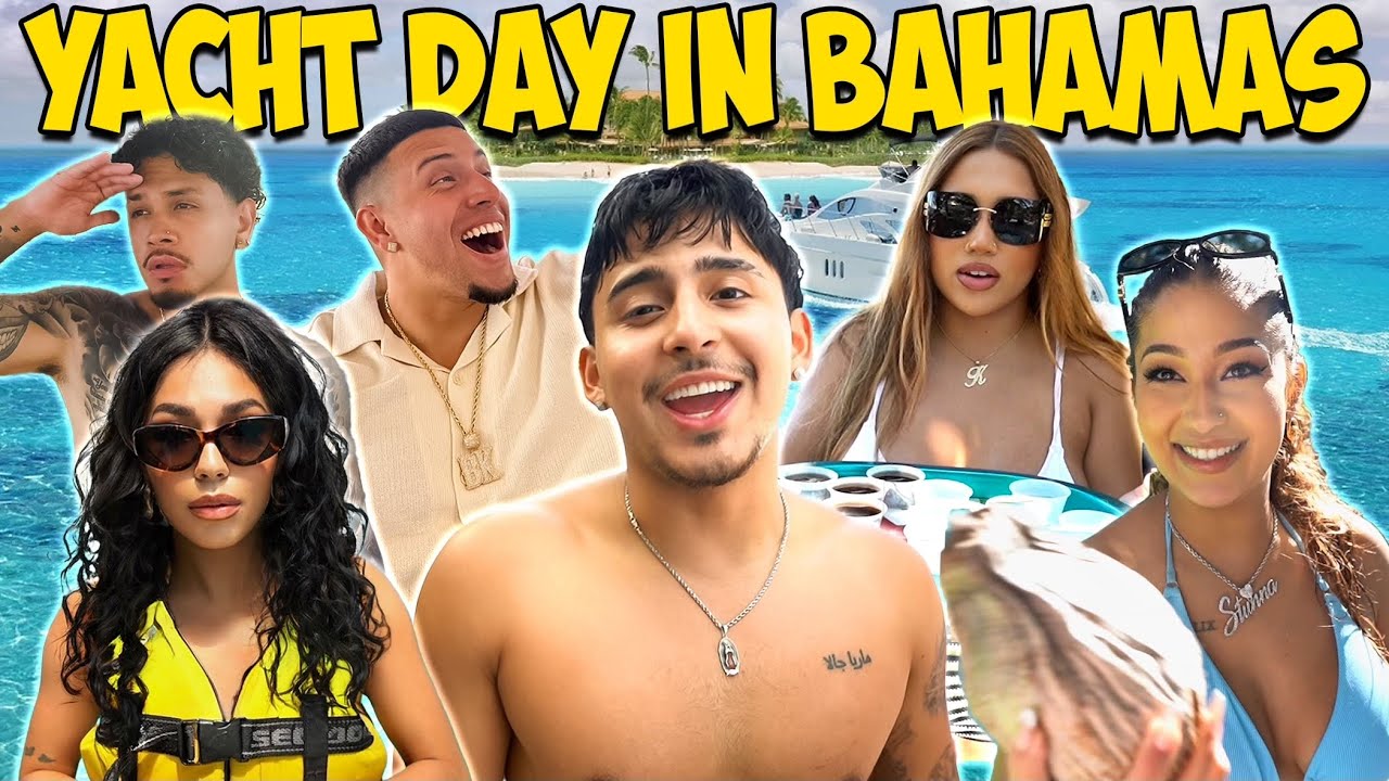 YACHT DAY IN THE BAHAMAS !!