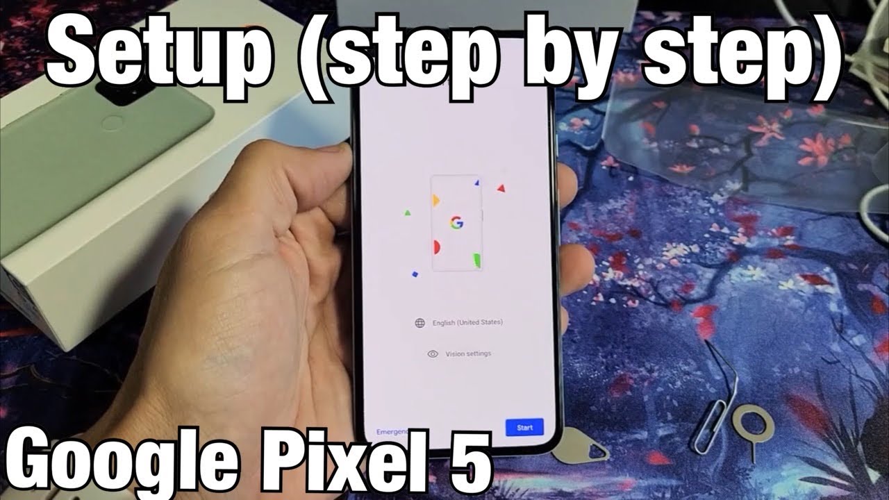 Pixel 5: How to Setup (step by step) + Insert SIM Card