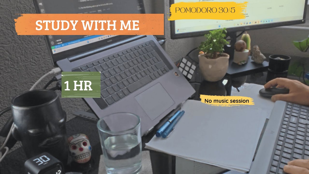 Study With Me 1 Hour | Pomodoro 30/5 | Focus & Productivity