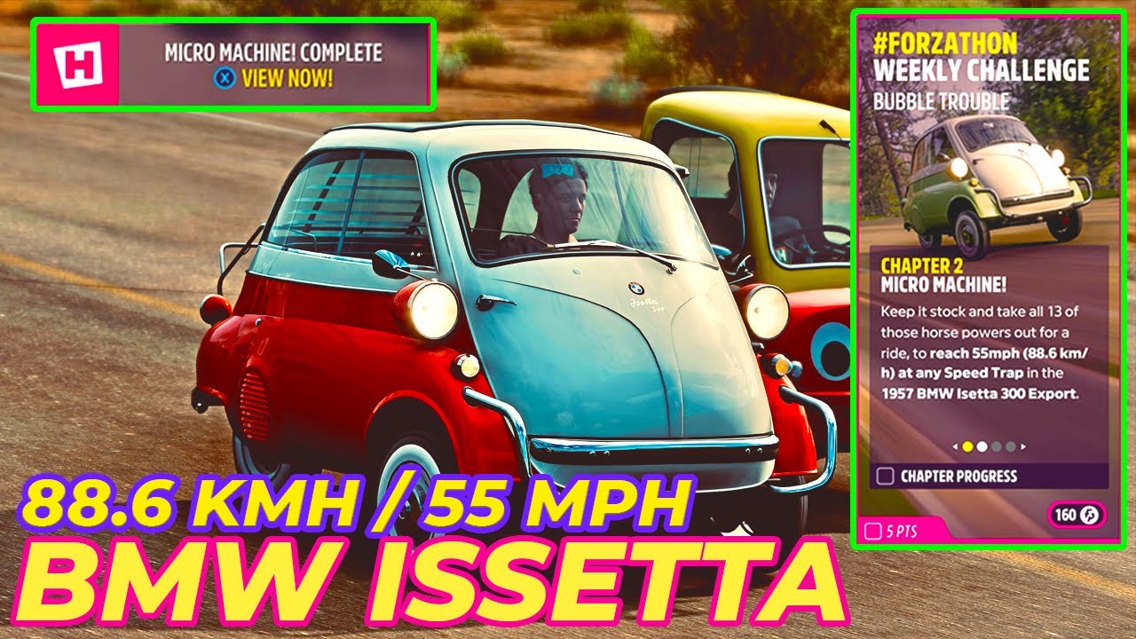 BMW ISSETTA - 88.6 KMH or 55 MPH GUIDE - Series 15 - Forza Horizon 5