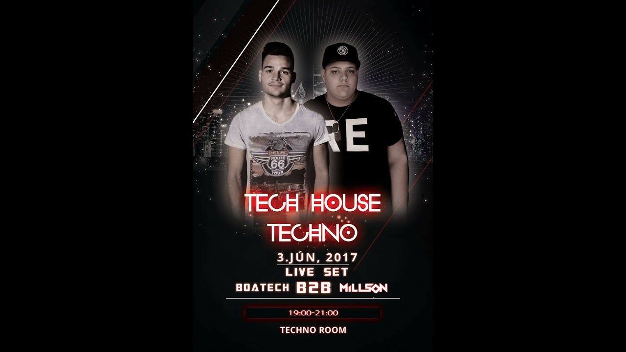 Millson b2b Boatech @ Techno Live set 2017.06.03.