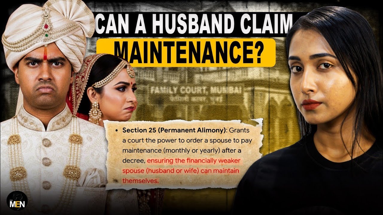 Can a husband claim MAINTENANCE from his wife in India? | For Men India