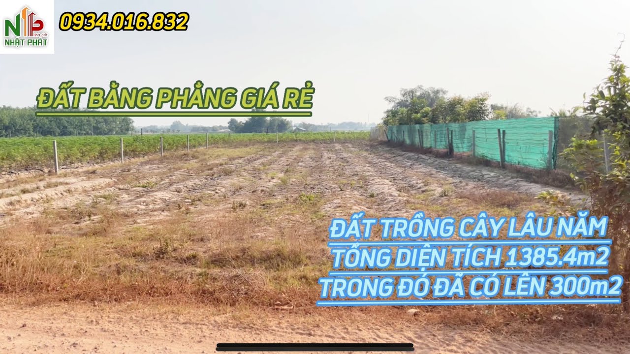 Bán đất bằng phẳng giá rẻ,Long Khánh, Bến Cầu ,Tây Ninh