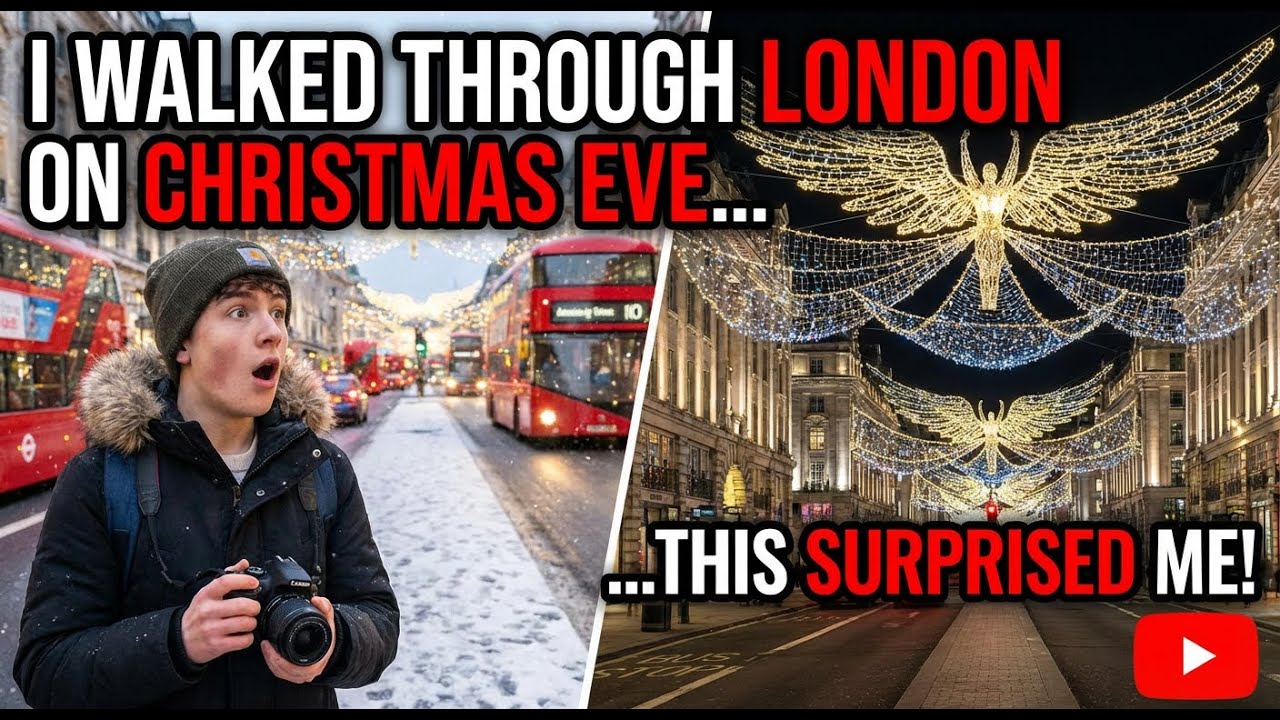 I Walked Through London on Christmas Eve… This Surprised Me