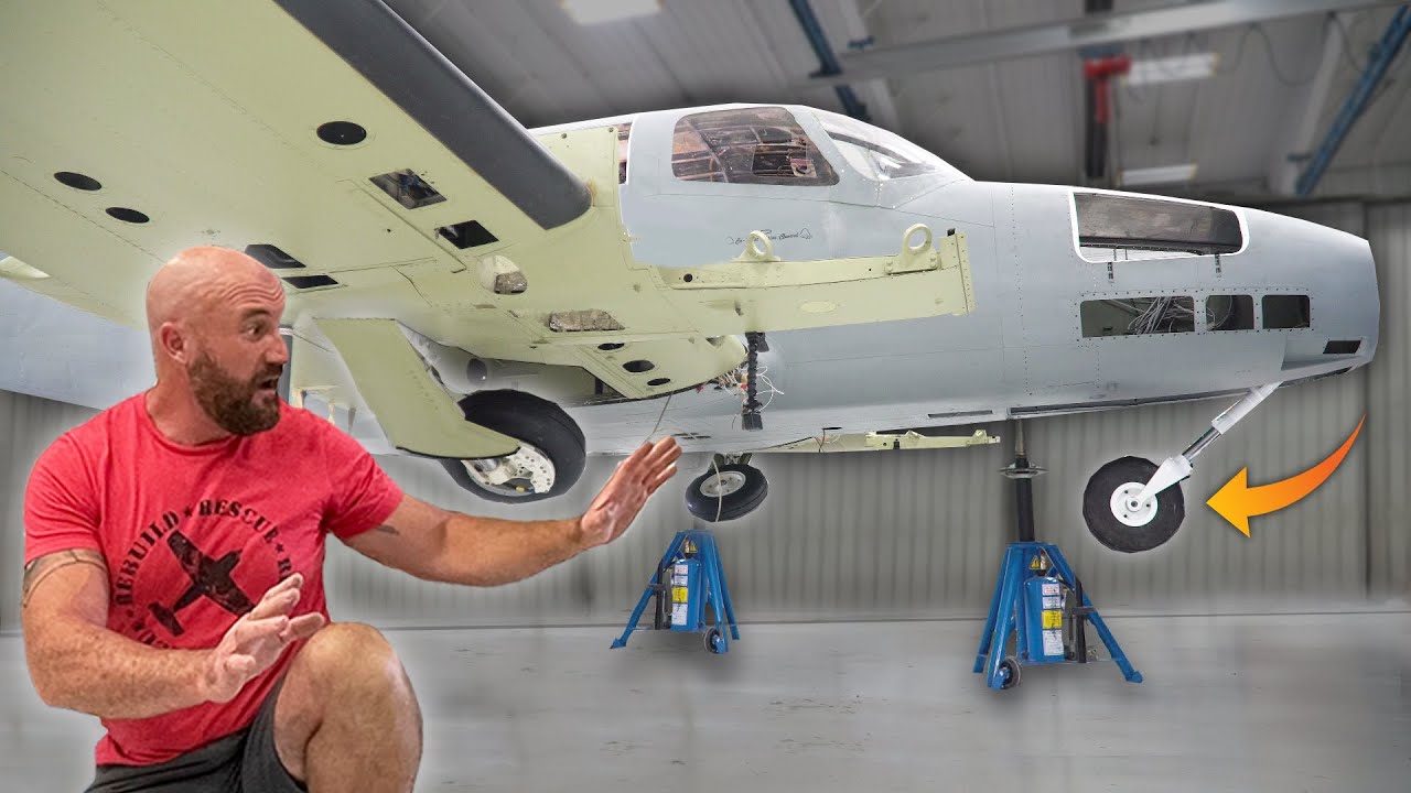 Testing the Landing Gear on The Free Abandoned Airplane