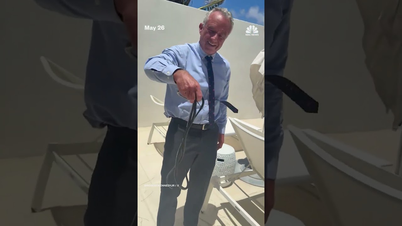 RFK Jr. posts video of him picking up and holding snakes