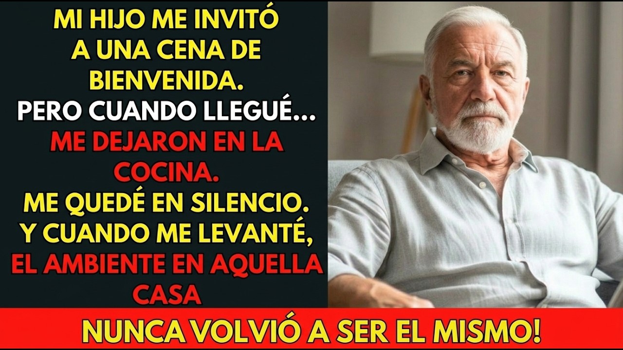 Mi hijo me invitó a una cena especial — pero cuando llegué, descubrí que mi asiento era…