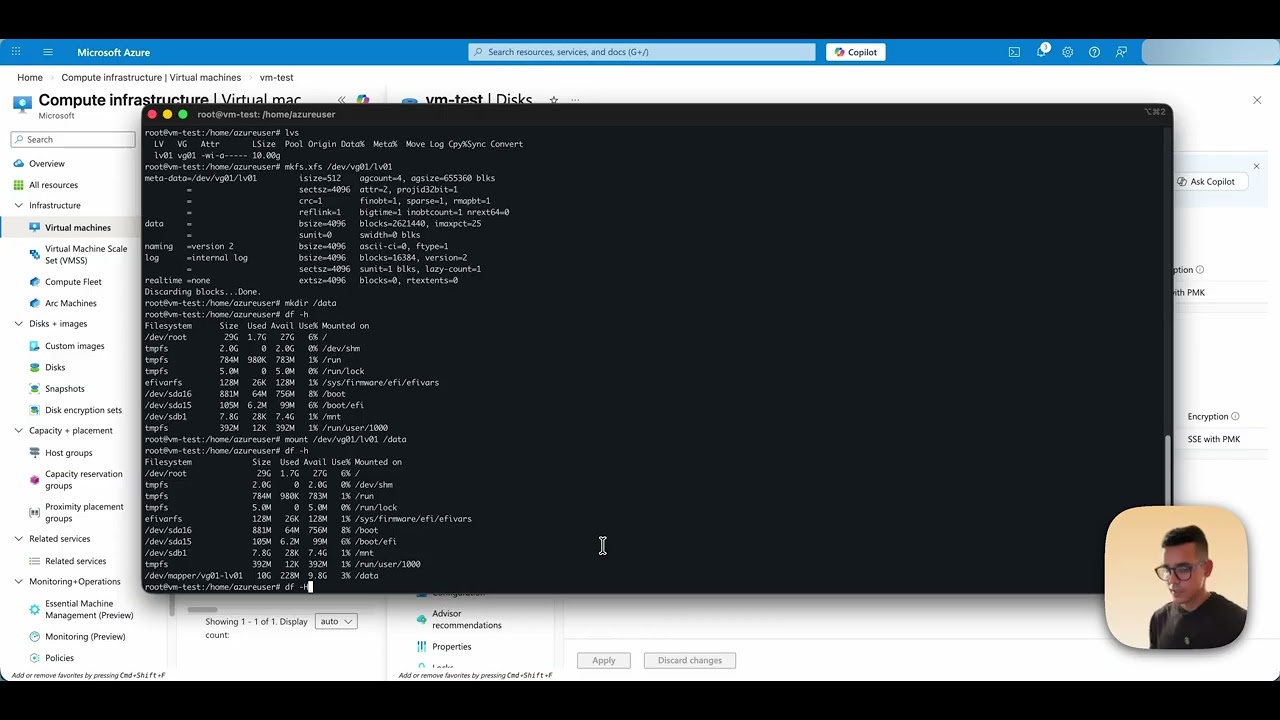 Azure Linux VM Tutorial: Create and Mount a New LVM Disk Like a Pro
