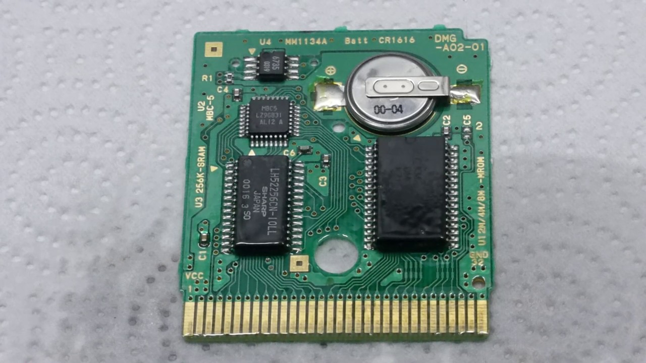Cartucho GameBoy, error de lectura | Reparación