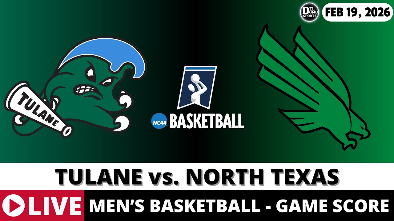TULANE VS NORTH TEXAS LIVE 🏀 NCAAM Basketball Game Score Radio Play-by-Play