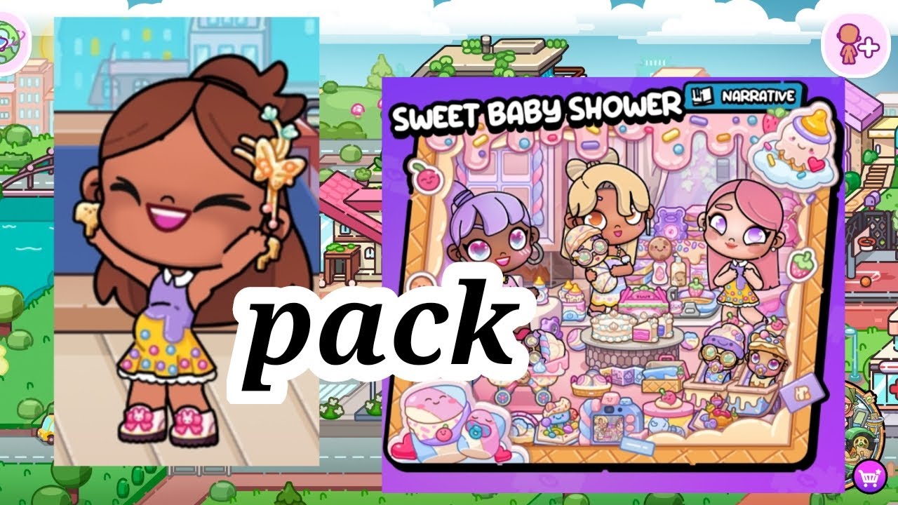 J'ouvre le pack de la sweet baby shower avec vous les ami ❤️❤️❤️