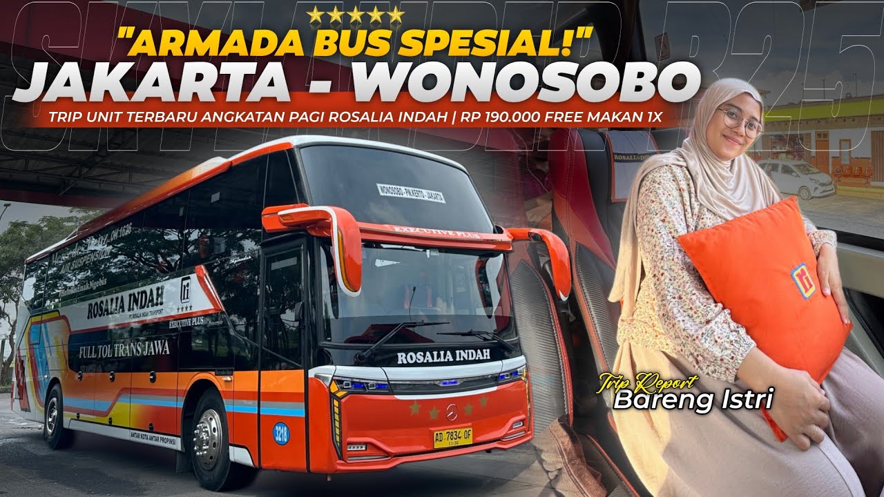 BUS ANGKATAN PAGI PALING RECOMMENDED DIJALURNYA‼️😍 - Trip Rosalia Indah Bekasi - Banjarnegara