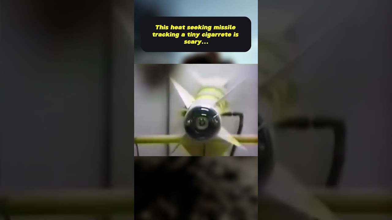 This HEAT SEEKING MISSILE tracking a cigarette is SCARY!