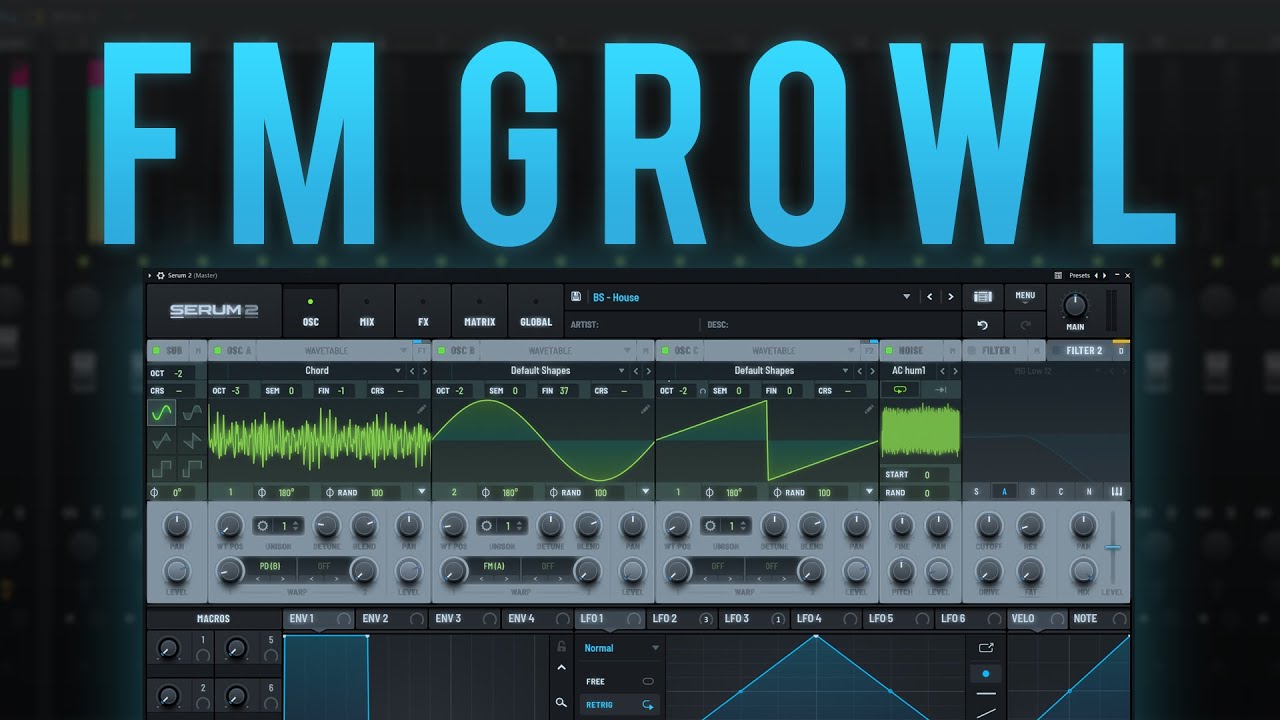 Skrillex FM Growl - Serum 2