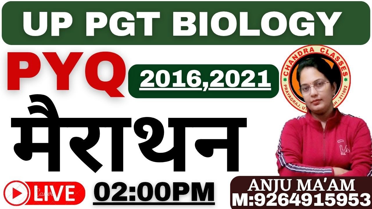 UP PGT PYQ MARATHON || BY ANJU MAM
