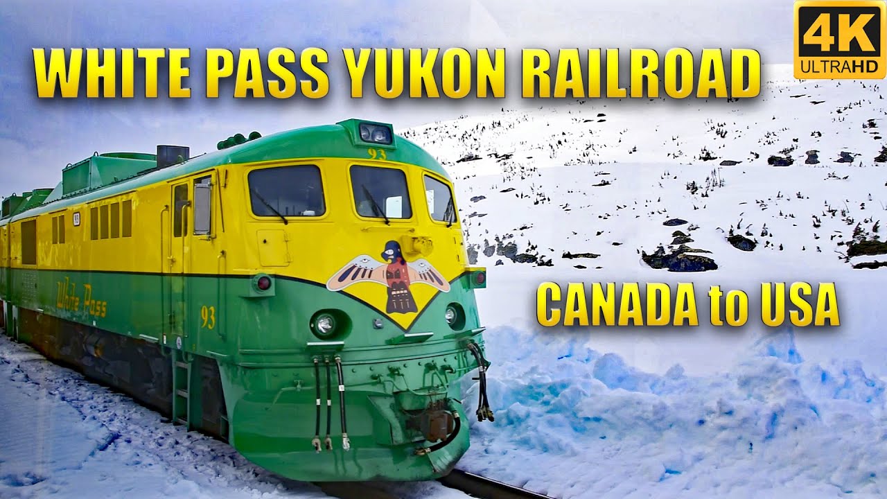 Scenic Alaska Train Journey ASMR - Cruise Day 4 - White Pass Yukon Railroad Part 2 (4K)
