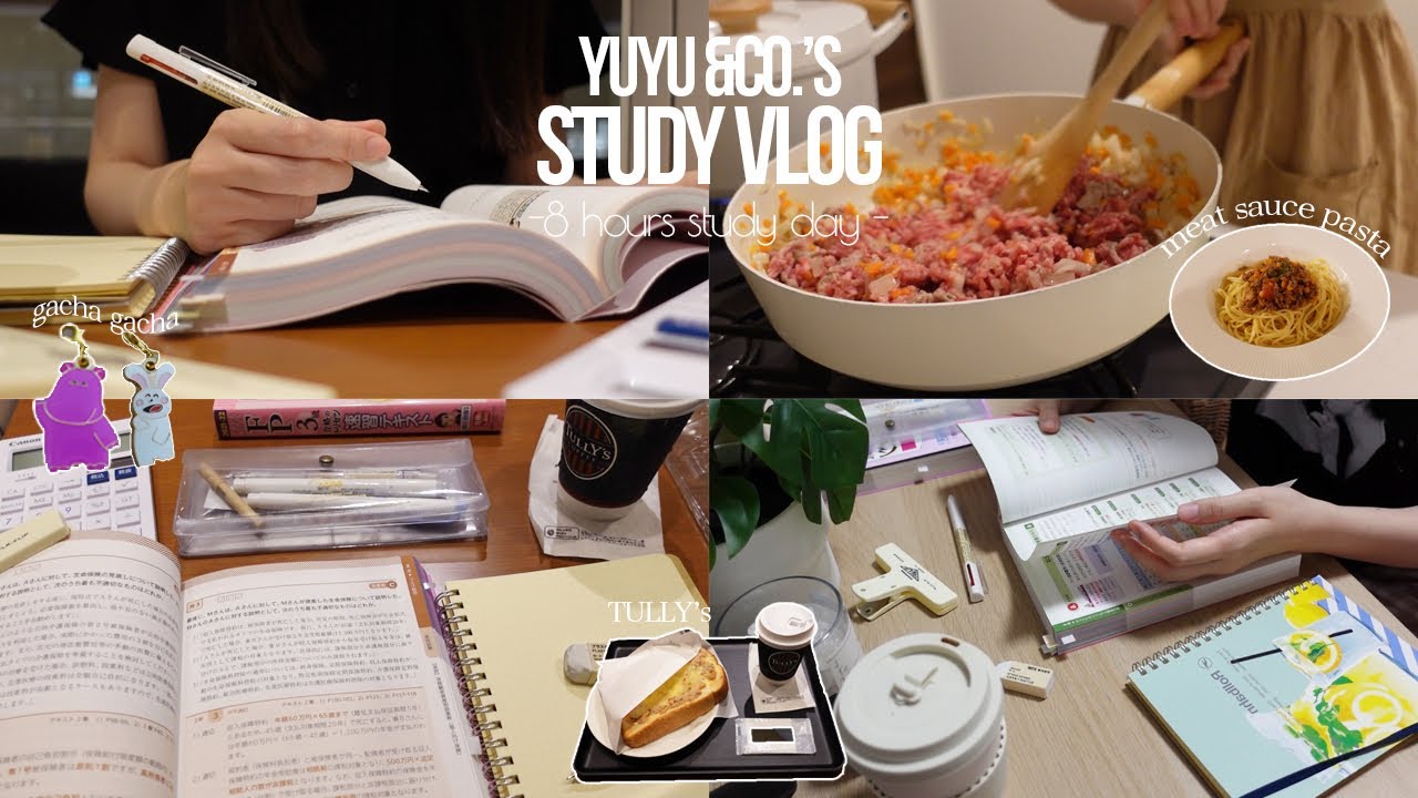 Study vlog / Просыпайтесь в 6 утра и учитесь 8 часов 📝/ productive day