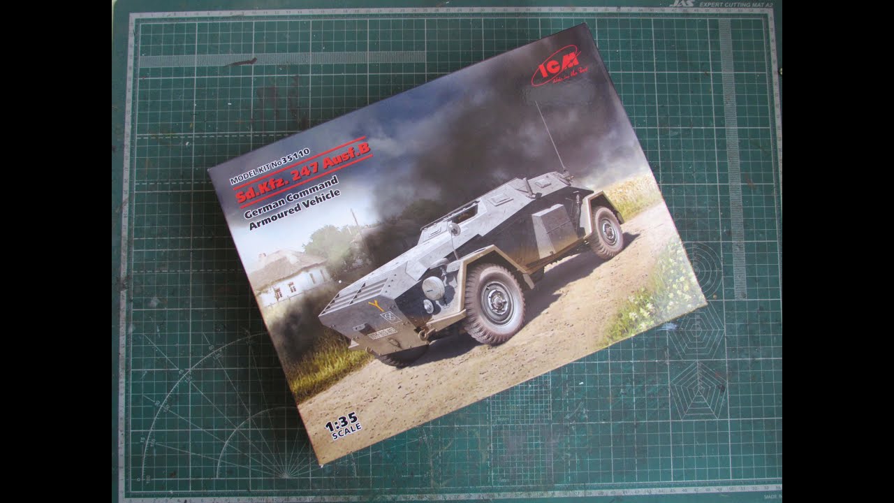 Немецкий штабной бронеавтомобиль Sd.Kfz 247 ausf. B (1/35)