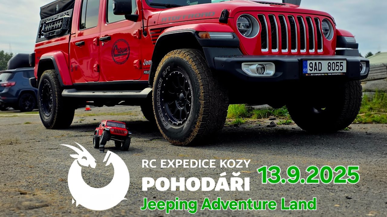RC expedice kozy POHODÁŘI 13.9.2025 Jeeping Adventure Land 