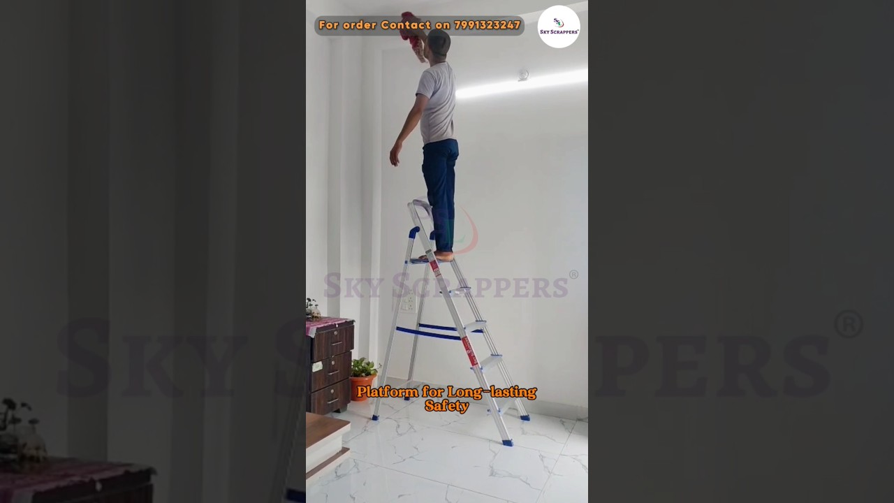 5 step Aluminium Ladder for Home Uses #shorts #aluminiumladder #stepladder #ytshorts