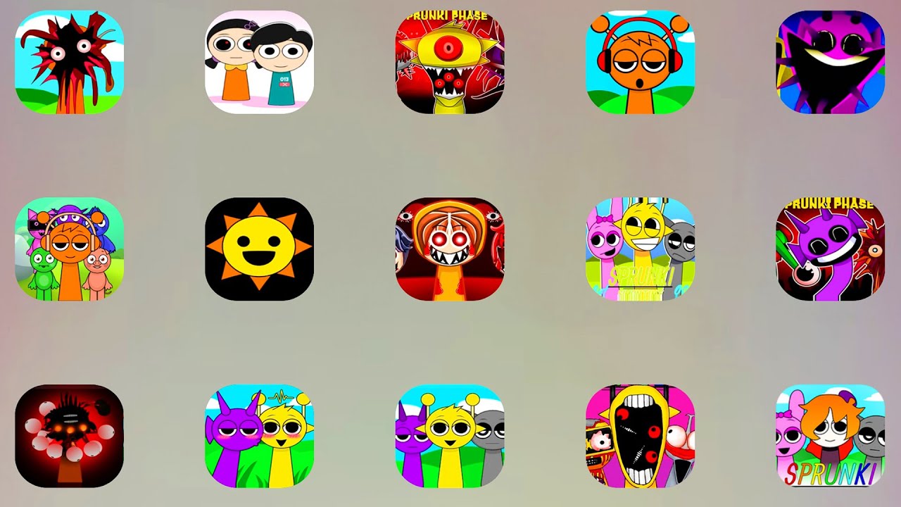 Phase 1 VS Phase 2 VS Phase 3 VS Phase 4 VS Phase 5 VS Phase 6 VS Phases 7-10 in Incredibox Sprunki!