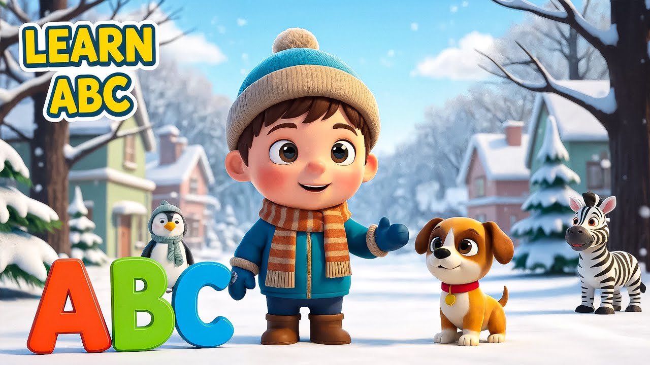 ABC Phonics – Winter Poem ❄️ | Learn A–Z for Kids