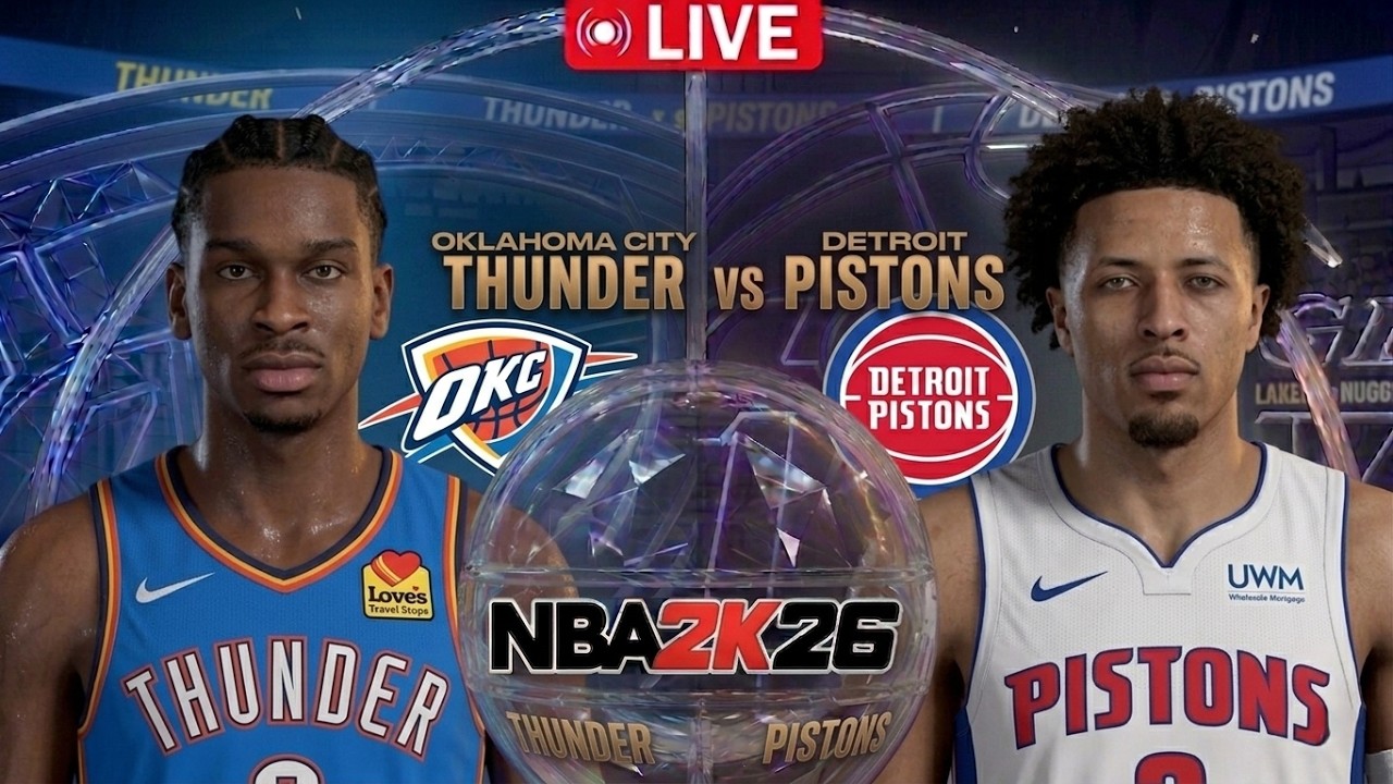 NBA LIVE! Oklahoma City Thunder vs Detroit Pistons | Feb. 25, 2026 | NBA 2K26