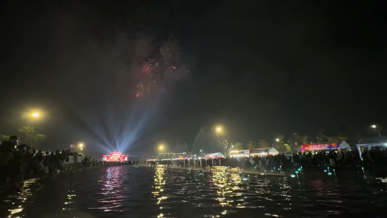Pháo hoa kết hợp với nhạc nước tại Sun Urban City - Phường Hà Nam Xuân Bính Ngọ 2026
