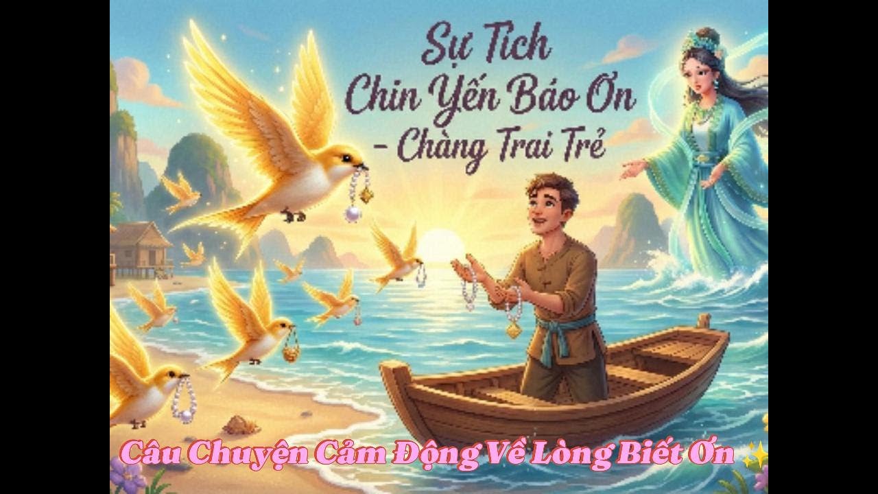 🐦 Sự Tích Chim Yến Báo Ơn | Câu Chuyện Cảm Động Về Lòng Biết Ơn ✨#storyanimationviet #sutichchimyen