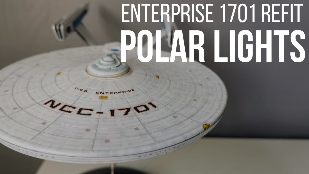 Polar Lights 1/1000 Enterprise Refit NCC-1701