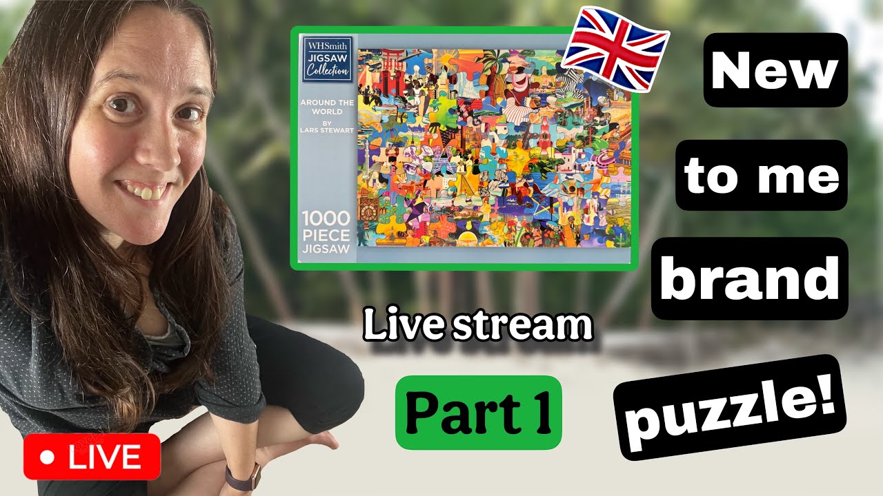 Building a new (to me) brand puzzle LIVE - Around the World - WH Smith