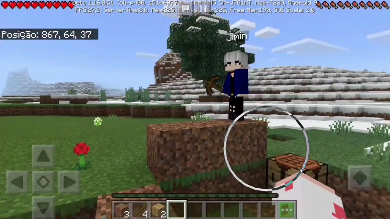Vkook/Taekook jogando - Minecraft - #3 - Feat Jimin