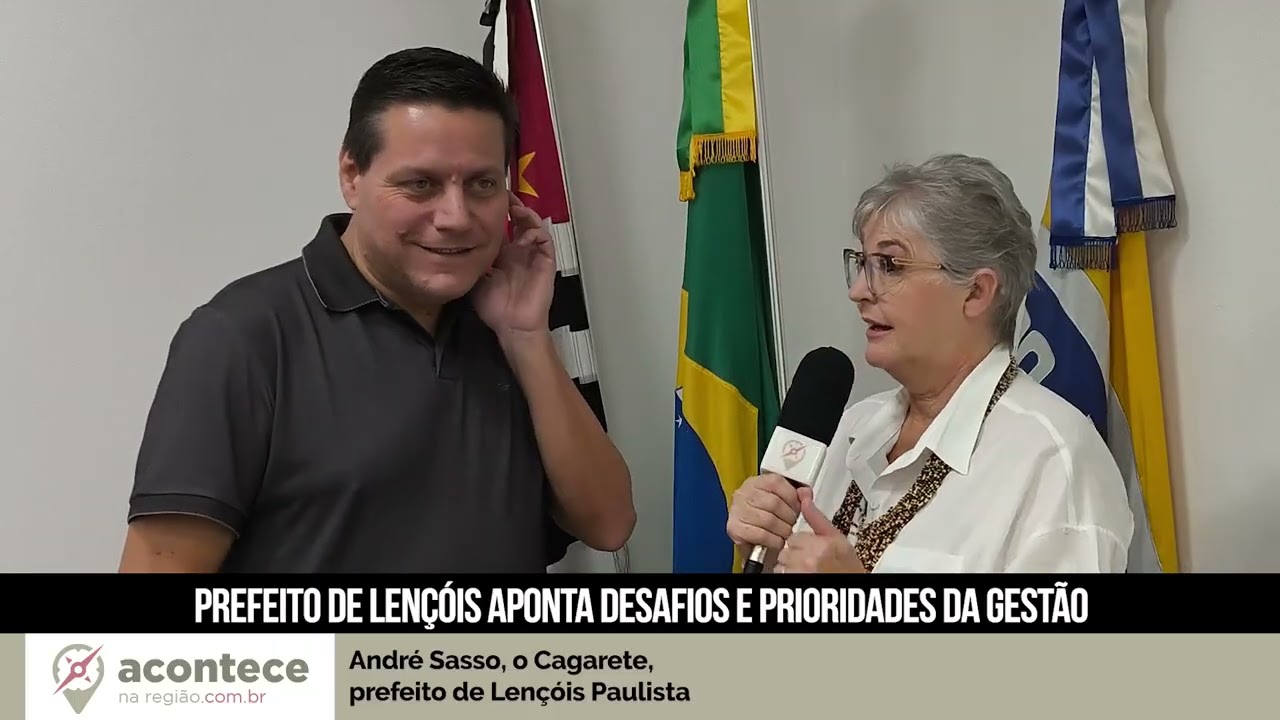 Prefeito de Lençóis aponta desafios e prioridades da gestão