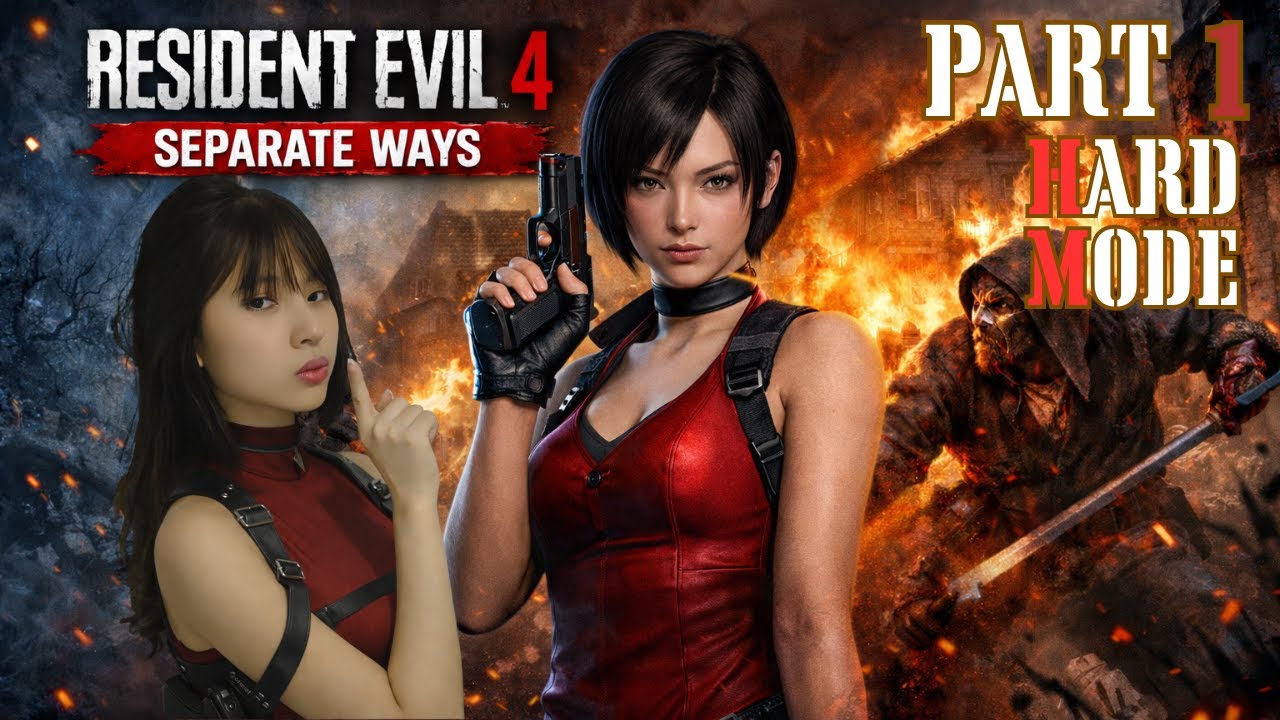 Latihan Hard Mode untuk Bantai Zombie Resident Evil 9 | Separate Ways Part 1